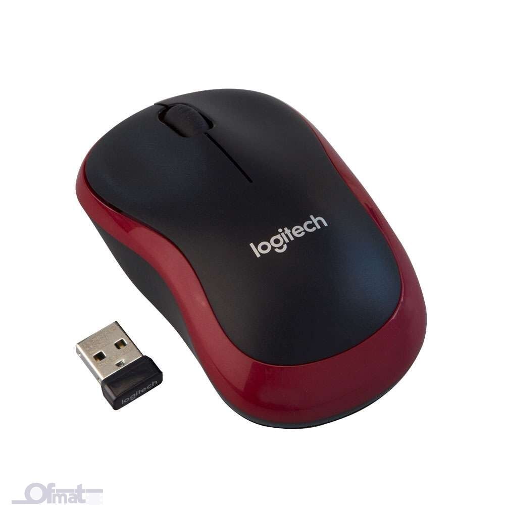 Logıtech M185 Kablosuz Mouse kırmızı 910-002237